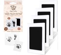 Almohadilla de tinta para huellas de manos y pies de bebé, impresiones sin desorden para bebés y mascotas, huellas de manos de bebé recién nacido, huella y almohadilla de tinta sin tinta, juego de