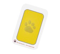 Almohadilla de tinta para huellas - Herramienta de manualidades de animales de PVC, tarjeta colorida de patas | 8 x 12,8 cm de tacto limpio para marcas detalladas de mascotas, sello de mano seguro