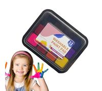 Almohadilla de tinta para sellos, almohadillas de sello lavables para niños - Almohadillas de tinta lavables Almohadilla de tinta para huellas dactilares de 12 colores | Almohadilla de tinta arcoíris,