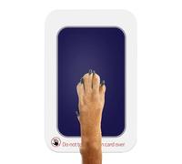 Almohadilla de tinta sin tinta, almohadilla de tinta táctil limpia | Sello con estampado de pata de perro Clean Touch,Almohadilla de tinta segura para manos y pies, tarjeta de impresión colorida