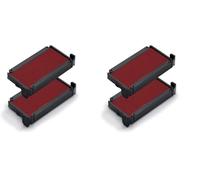 Almohadilla de Tinta Trodat 6/4911 para Sellos Autoentintables Printy 4911, 4911 Typo, 4800, 4820, 4822, 4846 y 4951 - Recambio, Tinta Rojo, blíster 2u. (Paquete de 2)