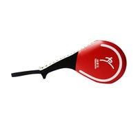 Almohadilla de tiro para kickboxing, almohadilla de golpe resistente para artes marciales, Muay Thai, escudo duradero con correas de mano, espuma que absorbe los golpes, almohadilla de entrenamiento