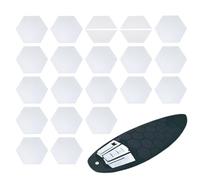 Almohadilla de tracción genérica, 20 piezas de PVC adhesiva de tracción - Antideslizante Paddleboard Grip Stickers, impermeable Protective Film, Boating Accessories for Longboard