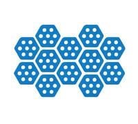 Almohadilla de tracción para Surf, Almohadilla de tracción Hexagonal Antideslizante, Suministros de Deportes acuáticos para Playa, mar, Fitness, , Kayaks, monopatín, Patio Trasero, Verano