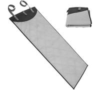 Almohadilla de vapor para ropa sobre la puerta, resistente al calor, más de 115 x 48 cm, puerta de algodón, adecuada para el hogar y almacenamiento, diseño fácil de usar con dos correas