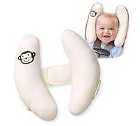 Almohadilla del recorrido ajustable para los cabritos del niño, soporte de la cabeza portátil para asientos de automóvil para recién nacido,soporte de la cabeza de la almohadilla apoyo para la cabeza