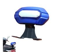 Almohadilla del Respaldo de la Motocicleta, Respaldo Street Glide,Cómodo soporte para el conductor - Almohadilla trasera desmontable para bicicleta eléctrica, respaldo ligero y cómodo para scooter, bi