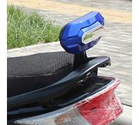 Almohadilla del Respaldo de la Motocicleta, Respaldo Street Glide | Cómodo soporte para el conductor | Almohadilla trasera desmontable para bicicleta eléctrica, respaldo ligero y cómodo para scooter,
