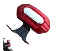 Almohadilla del Respaldo de la Motocicleta, Respaldo Street Glide - Cómodo soporte para el conductor,Almohadilla trasera desmontable para bicicleta eléctrica, respaldo ligero y cómodo para scooter, bi