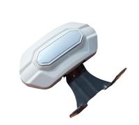 Almohadilla del Respaldo de la Motocicleta, Respaldo Street Glide - Soporte de cojín para ciclista,Almohadilla trasera desmontable para bicicleta eléctrica, respaldo ligero y cómodo para scooter, bici