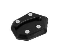 Almohadilla del soporte lateral del pie Almohadilla ampliadora soporte lateral extensión para Kawasaki(Negro)