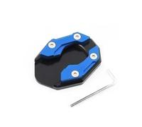 Almohadilla del soporte lateral del pie Para SUZUKI motocicleta soporte pie ampliador extensión lateral almohadilla(Azul)