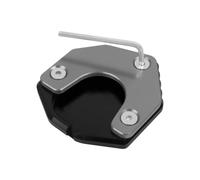 Almohadilla del soporte lateral del pie Para Suzuki soporte lateral pie placa ampliadora ampliar extensión(Titanium)