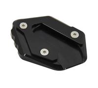Almohadilla del soporte lateral del pie Para Yamaha pie extensión motocicleta pata de cabra soporte lateral(Negro)
