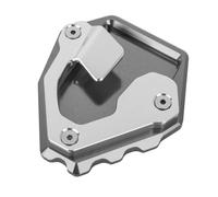 Almohadilla del soporte lateral del pie Placa de extensión soporte, lateral pie ampliado para Honda, África, Para Twin, Para Adventure, deportes(Gris)