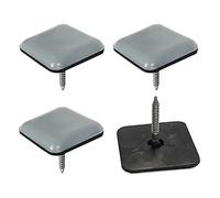 Almohadilla Deslizante Cuadrada, 24mm de Diámetro, Paquete de 4