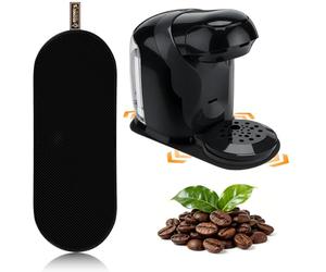 Almohadilla deslizante para máquina de cápsulas Bosch Tassimo Happy Friendly TAS102E, diseño de doble cara, base deslizante con lazo para colgar, fácil de limpiar, protege la superficie de trabajo de