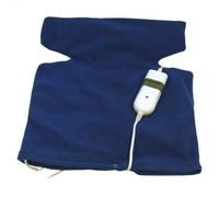 Almohadilla Electrica Tipo Chaleco Terapeutica Cuello Cervicales y Espalda 3 niveles de calor 2592c, microfibra, Azul