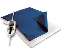 Ufesa Flexy Heat N2 Almohadilla Térmica Eléctrica, Manta Eléctrica Lumbar, Esterilla Eléctrica, 100W, 4 Niveles de Temperatura, Temporizador, Apagado Automático, Funda Textil Azul, 46x34cm