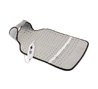Ufesa Flexy Heat NCD Complex Almohadilla Eléctrica Ergonómica, Esterilla para Cuello y Espalda, 42x63cm, 100W, Microfibra Ultrasuave, 3 Niveles de Temperatura, Apagado Automático, Gris