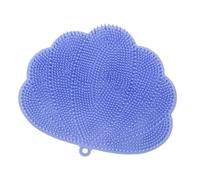Almohadilla ergonómica para pies de baño, antideslizante, herramienta de exfoliación de la piel de silicona para adultos y niños, de silicona para masaje