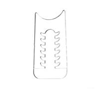 Almohadilla espaciadora de pared acrílica diseñada para absorber el movimiento de los muebles y evitar la abrasión por contacto directo con la pared (paquete individual 228-1)