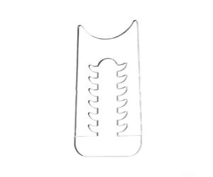 Almohadilla espaciadora de pared acrílica diseñada para absorber el movimiento de los muebles y evitar la abrasión por contacto directo con la pared (paquete individual 228-1)
