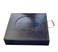 Almohadilla estabilizadora para Gatos de Remolque, Almohadilla estabilizadora Resistente para vehículos recreativos, Ideal para Superficies Irregulares, Grava, Tierra y raíces de árboles. Al