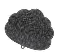 Almohadilla exfoliante de pies de silicona de secado rápido con ventosas para mantenimiento de la higiene de la ducha, herramienta de limpieza corporal de baño