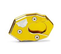 Almohadilla Extensión Caballete Lateral Soporte De Extensión Pie Placa Soporte Ampliación Lateral Para ZX6R ZX10R Z650 Z800 Z900/RS Z1000 Para NINJA 650R 1000 ER6N ER6F(Amarillo)