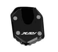 Almohadilla Extensión Soporte Lateral Motocicleta Placa Ampliadora CNC Para Honda X-ADV 750 2021 2022 2023 2024 2025(BK)