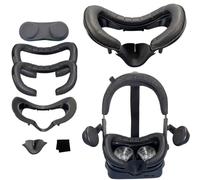 Almohadilla facial VR para accesorios de auriculares de índice de válvula, soporte magnético de interfaz facial y almohadilla de espuma de piel sintética, almohadilla de nariz de silicona y cubierta