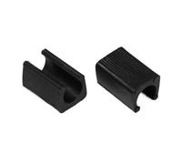 Almohadilla for pierna de silla, abrazadera de tubo antideslizante en forma de U, amortiguador de inclinación frontal de plástico Invisible, Protector de suelo, herrajes for muebles, 10 Uds.(8mm)