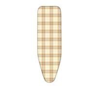 Almohadilla Gruesas Funda Tabla de Planchar con Cordón Elástico, Funda Tabla Plancha Ajustable con Acolchado, Tamaño Estándar Aplicable(Yellow,Medium)