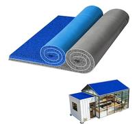 Almohadilla Insonorizante Autoadhesiva, Tapete Insonorizante para Exteriores, Azoteas, Aires Acondicionados y Cobertizos, Bobina De Alambre Grueso + PVC Antideslizante(Blue,1.2x1m(47.2x39.3in))