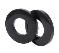 Almohadilla Insonorizante Universal Para Automóvil Amortiguador Torre Montaje Superior Buje Goma Cojinete Suspensión 2 Piezas Amortiguador Trasero(Black)