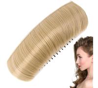 Almohadilla invisible para el cabello - Insertos de volumen para mujeres, inserciones de volumen para el cabello | Pinzas para moños para cabello artificial, para peinados más grandes | Volum Booster