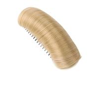 Almohadilla invisible para flequillo de pelo sintético, peine de pelo alto y recto para mujer, extensiones de cabello natural y accesorios (B)