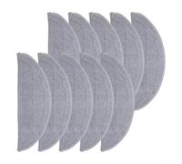 Almohadilla lavable para robot Roborock Q10V Q10 VF+ paño de microfibra reutilizable para aspiradora, repuesto de toallitas de cobertura completa, 4 piezas (paquete de 10)