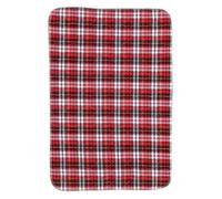 Almohadilla Lavable Reutilizable de 3 Colores, Almohadilla Absorbente para Incontinencia de Bebés Mayores, 3 Capas (Cuadrícula roja)
