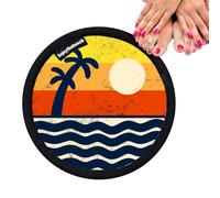 Almohadilla Limpiadora De Portátil: Borrador De De Playa De Tela De 12 Cm, Herramienta De Limpieza De Viaje, Accesorio Para Exteriores Fácil De Transportar | De Eliminación D