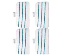 Almohadilla limpiadora de ventanas para suelo, paquete de 4 unidades | Paños de repuesto para mopa de vapor, textura de microfibra, adecuados para varios suelos y limpieza de usuarios