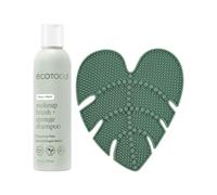 Almohadilla limpiadora para brochas de maquillaje EcoTools + champ de limpieza profunda. Juego de 2 almohadillas limpiadoras para brochas y limp