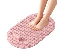 Almohadilla masajeador de pies de silicona - 76 × 46 × 1 cm Alfombrilla antideslizante de doble cara con puntos de presión | Ideal para casa, gimnasio, viajes, relajación diaria, meditación, yoga y