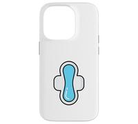 Almohadilla Menstrual Almohadilla Sanitaria Menstruación Carcasa para iPhone 14 Pro