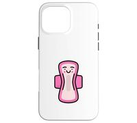 Almohadilla Menstrual Almohadilla Sanitaria Menstruación Carcasa para iPhone 16 Pro Max
