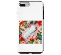 Almohadilla Menstrual Almohadilla Sanitaria Menstruación Carcasa para iPhone 7 Plus/8 Plus