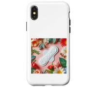 Almohadilla Menstrual Almohadilla Sanitaria Menstruación Carcasa para iPhone X/XS