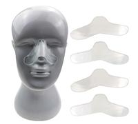 Almohadilla nasal de 5 piezas para la máscara CPAP Gel de silicona Seguro almohadillas de nariz suave. Reduzca las marcas rojas para las almohadillas para la cara para el protector de la cara, las al