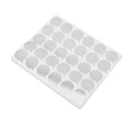 Almohadilla Ocular Desechable de Aluminio 50 Láminas para Extensiones | Solución Higiénica para Sesión de Pestañas, Reduce el Secado del Pegamento, Color Blanco, 30 Adhesivos por Lámina